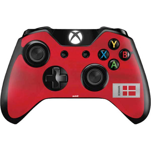 Denmark Soccer Flag Xbox One Controller Skin